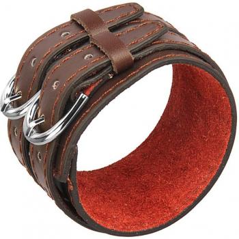 Biker Leather Double Loop