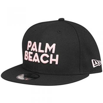 Herren-Neuer Ära Mütze 9Fifty MLS Inter Miami Beach Schwarz