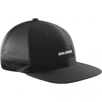 Gorra Salomon Trucker Flat negro intenso - L-XL