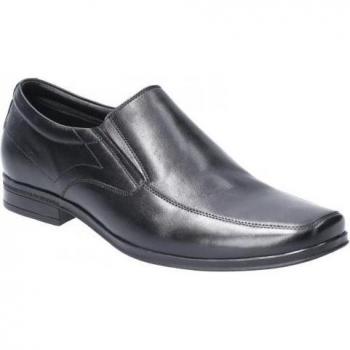 Hush Puppies Billy Leather Slip-On Shoe for Men - Black - Size UK 12
