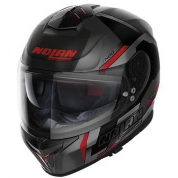 Nolan N80-8 Wanted N-Com Casque Noir Gris taille : M