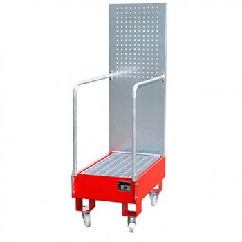 EUROKRAFTpro Portable Sump Tray with Perforated Top - Holds 2 x 60L Drums
