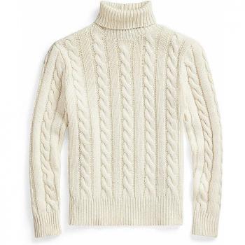 Polo Ralph Lauren Woll-Kaschmir Rollkragenpullover Andover Creme
