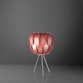 Lampada tavolo treppiede Queen Polilux Rosa Metallo