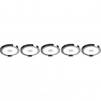 Deko-Light Round LED Mirror Lights Set of 5
