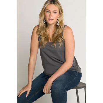 Plus Size Spaghetti Strap Cami Top, Brown, Size 20/22