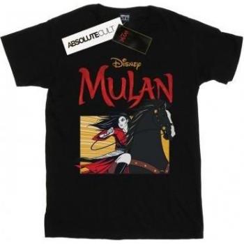 T-shirt Disney Mulan per Ragazzi con Cornice a Cavallo