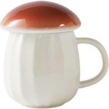 Taza Cartoon Seta Gris y Rojo