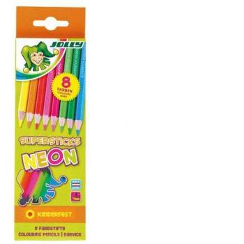 JOLLY Supersticks kinderfest NEON, 8 Stk