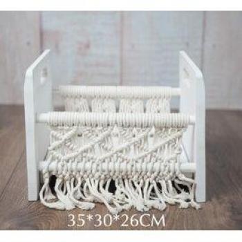 Heart-Shaped Baby Crib Photography Prop