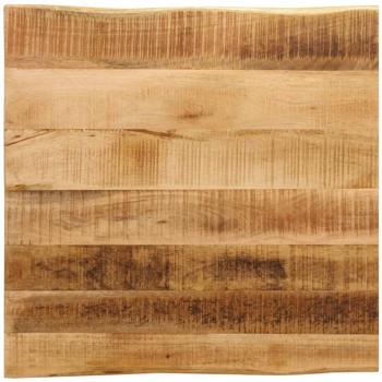 VidaXL Live Edge Table Top 40x40x3.8 cm Solid Mango Wood