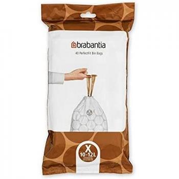 Brabantia PerfectFit Bags X 10-12 litre Dispenser Pack of 40 bags