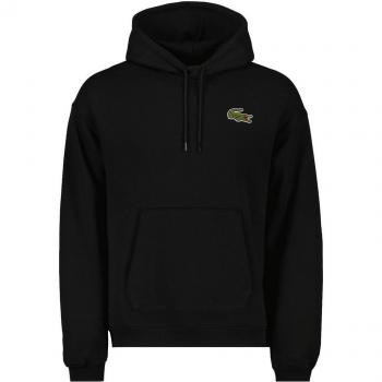 Lacoste Sudadera Unisex con Logo Crew en Negro