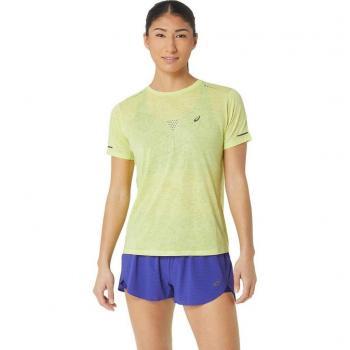 Metarun Pattern Yellow Crop Top ASICS