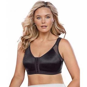 MammaSupport Plus‑Size Posture Bra (36D) – Black