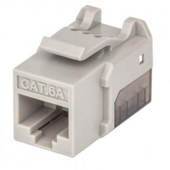 JACK KEYSTONE CAT6A FASTPUNCH UTP. GRIS