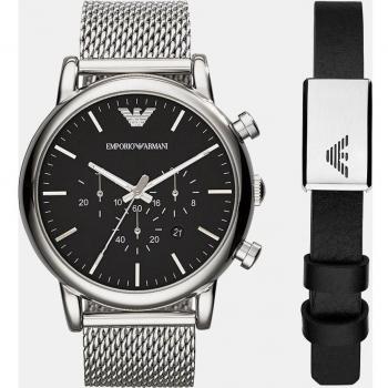 Set pulsera y reloj de hombre Sostenible Luigi AR80062SET