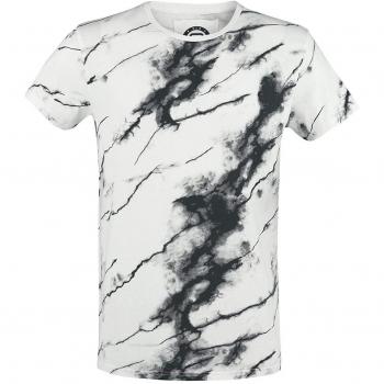 T-shirt manches courtes R.E.D. by EMP - Rebel Soul - S à 3XL - pour Homme - blanc/noir