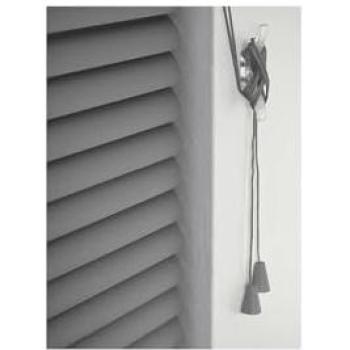 New Edge Grey PVC Shutter – 130 cm, 25 mm Venetian Style