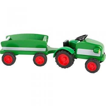 Tracteur et remorque en bois Legler - 11006