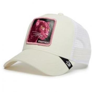 Goorin Bros. Trucker Cap „Pink Panther“ – Weiß/Schwarz Edition