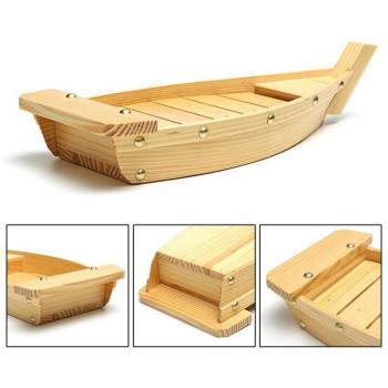 Handcrafted Sushi Serving Boat - 42x17x7.5 cm