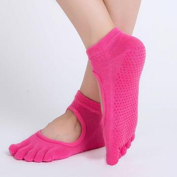 Reallion Anti-Slip Five-Toe Socks for Yoga and Fitness