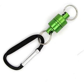CrazyShark Magnetic Net Release Aluminum Shell for Fly Fishing (Green-B)