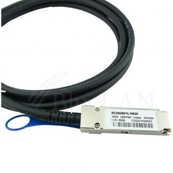 CBO Sonicwall QSFP28-DAC-3M kompatibles BlueLAN DAC QSFP28 SC282801L3M26, Transceiver, Schwarz
