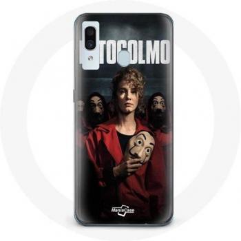 Protector Samsung Galaxy A20 Estocolmo La Casa De Papel