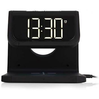 AKAI A58125 Alarm Clock - Black, Black
