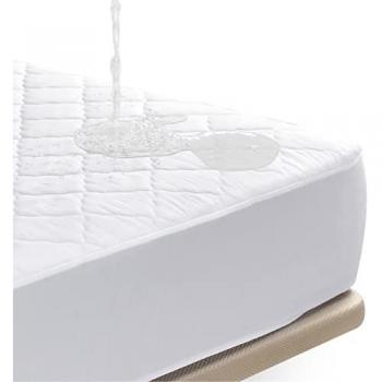 Protector de Colchón Impermeable, Ajustable, Acolchado y Transpirable con Tratamiento Antiácaros [≤30cm Altura] 180x190/200 cm - Nalui