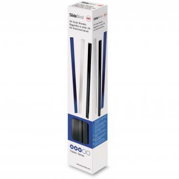 GBC Slide Binders A4 7mm Black Pack 25 46005E