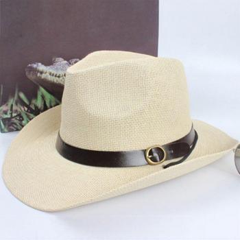 Unisex Wide Brim Straw Hat