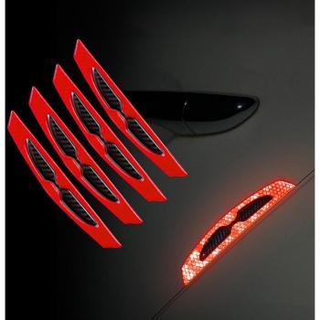 4 Pcs Car Exterior Reflective Side Strips
