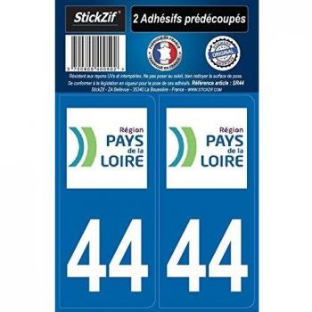 Adhésifs Région 44 - Pack de 2
