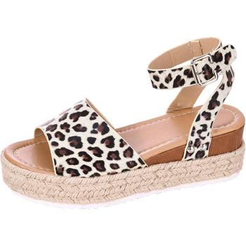Women's High Heel Wedge Sandals Summer Platform Flip Flops Plus Size 35-42 D4