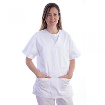 Maglia Unisex in Cotone/Poliestere Bianca XL