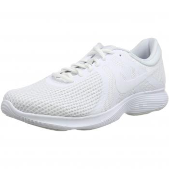 Nike Damen Revolution 4 EU Laufschuhe – White/Pure Platinum 001, EU 38 (Weiß)