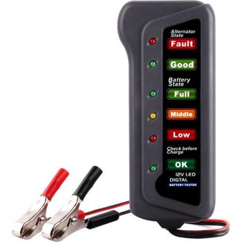 Tester de Batería y Alternador Digital