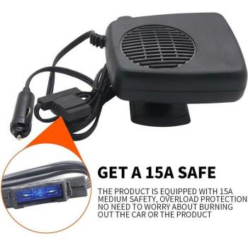 Fahrzeug-Defroster 12V Tragbar mit Heizfunktion und doppelseitigem Klebeband, 1,55 Meter