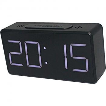 Reloj Despertador de Mesa con Iluminación y Pilas