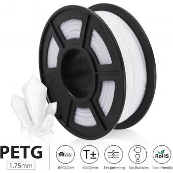 Filamento PETG FDM 3D de alta resistencia, 1 kg, Color gris