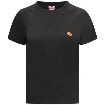 Kenzo Classic S Female Black Cotton T-Shirt