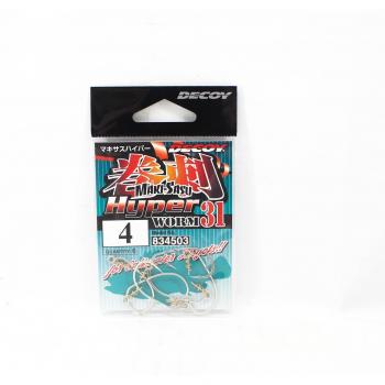 Decoy Worm 31 Maki Sasu Hyper 4 Size, 6 Count