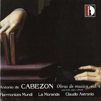 Antonio De Cabezon Antonio De Cabezon: Obras De Musica - Volume 4 (CD) Album