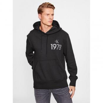 Calvin Klein Felpa Varsity 1978 in Nero L – Con Cappuccio