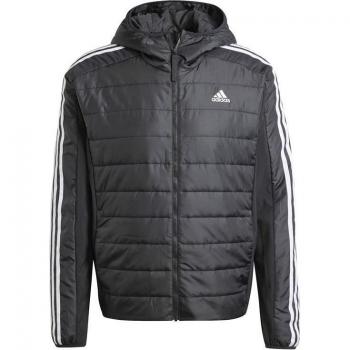 Adidas Men's Essentials 3-Stripes Insulated Hooded Jacket