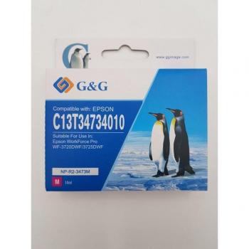 G&G Kompatible Tinte Magenta für Epson 34XL, C13T34734010