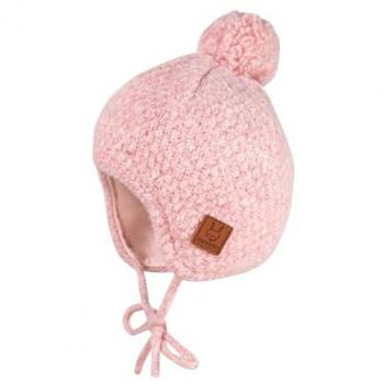 MAXIMO Pomponmütze für Kleinkinder, rosa, Gr. 43